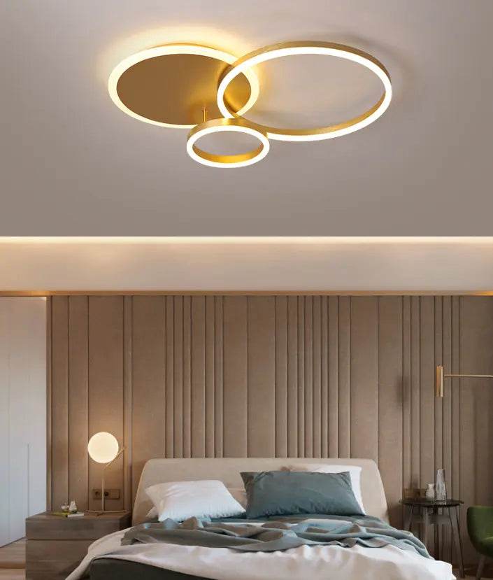 Solarn | Moderne plafondlamp goud, 2 of 3-delig