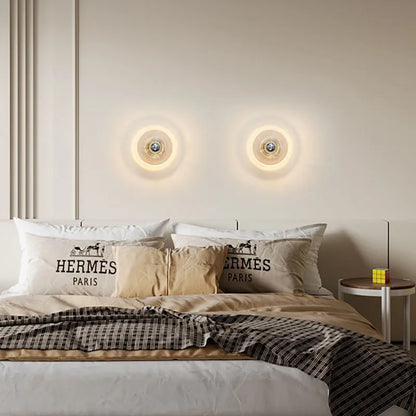 Vitra - Vintage glazen wandlamp