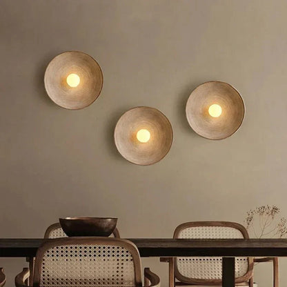HaruGlow Wandlamp – Natuurlijke Houten Wandverlichting met Warm Licht