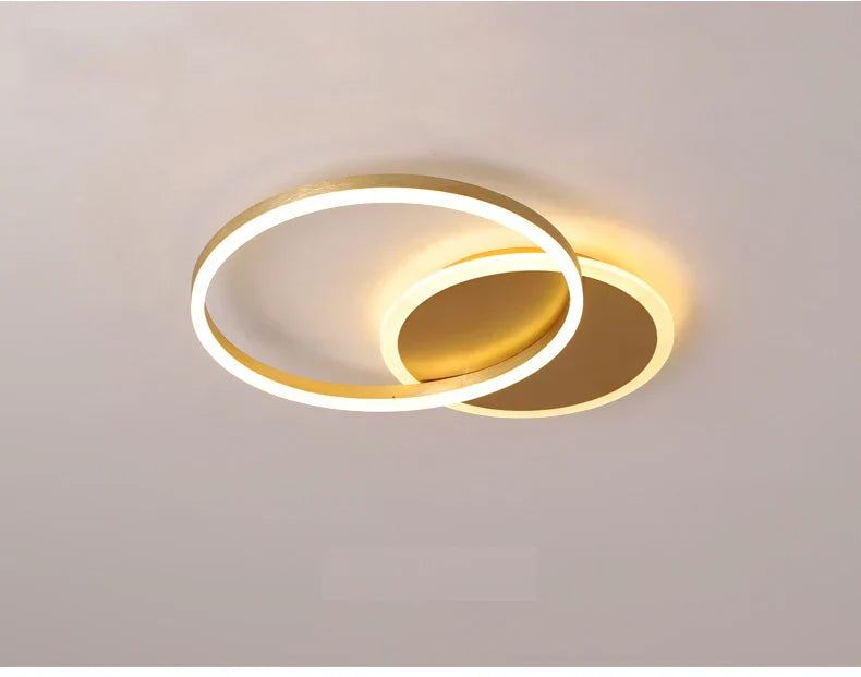 Solarn | Moderne plafondlamp goud, 2 of 3-delig