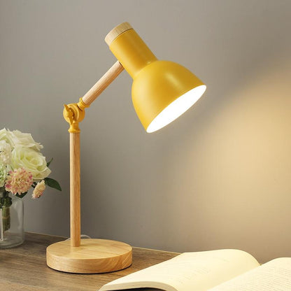 NordicGlow | Scandinavische Houten Tafellamp