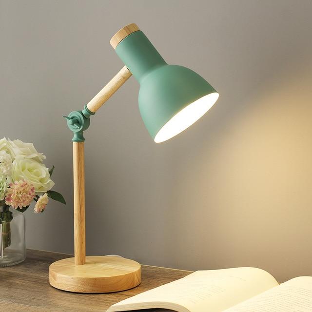 NordicGlow | Scandinavische Houten Tafellamp