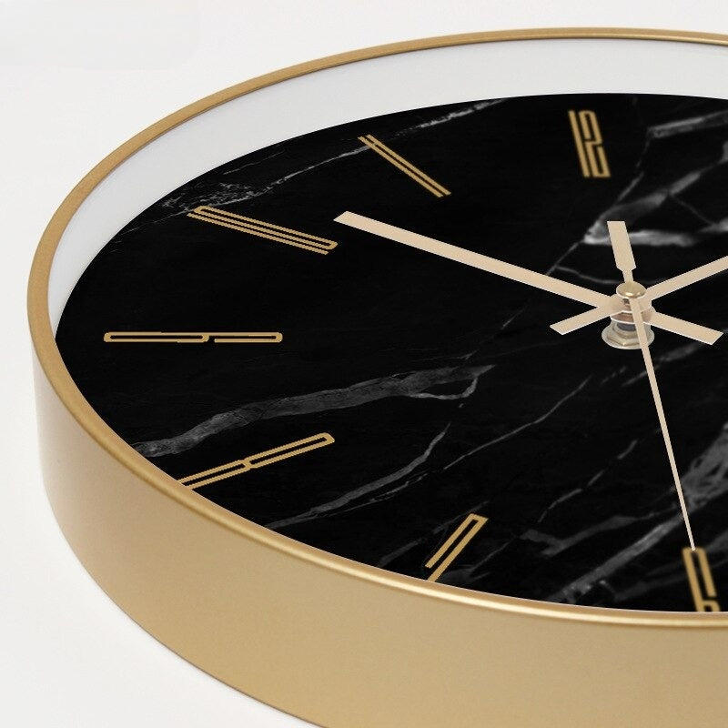 Delano | Marmeren Luxe Wandklok