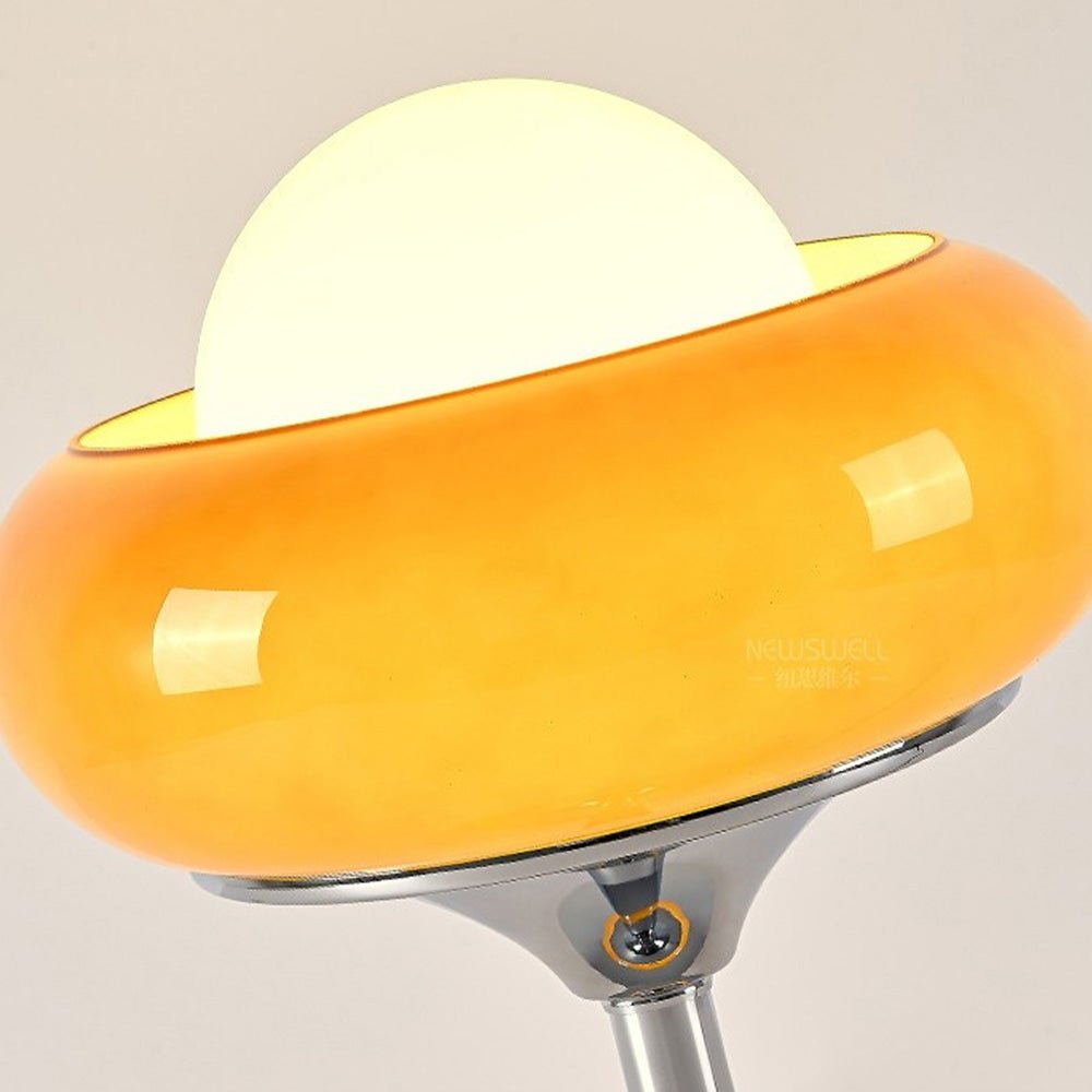 FormaGiallo | Stijlvolle Gele Bauhaus Tafellamp van Glas